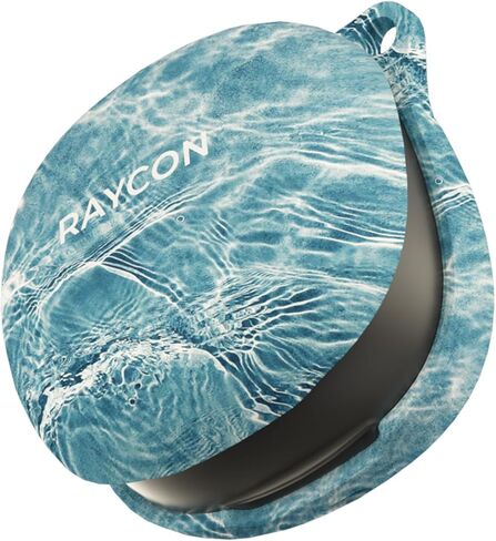 Raycon Protective Case for Raycon Fitness Earbuds - Built for Extra Protection, Wireless Charging Compatible, Lightweight, Earbud Accessories, Expressive Designs (Blue Water) in Kuwait