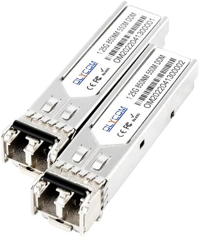 1.25G SFP 1000Base-SX 850nm Industrial MMF Multimode up to 550m Duplex LC DDM for Outdoor Use (2Pack) in Saudi Arabia