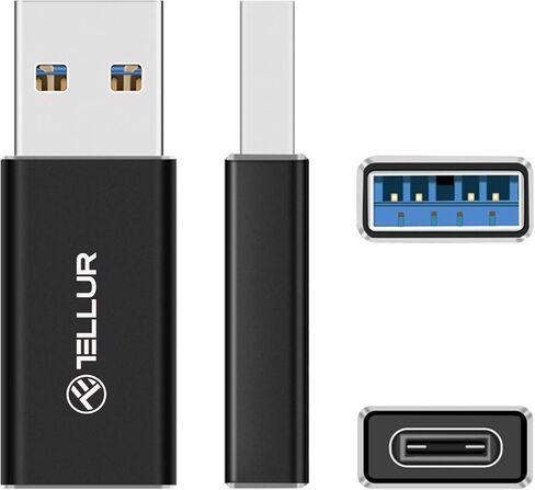 تيلور محول USB-A (ذكر) الى USB-C (انثى)، الومنيوم in Kuwait