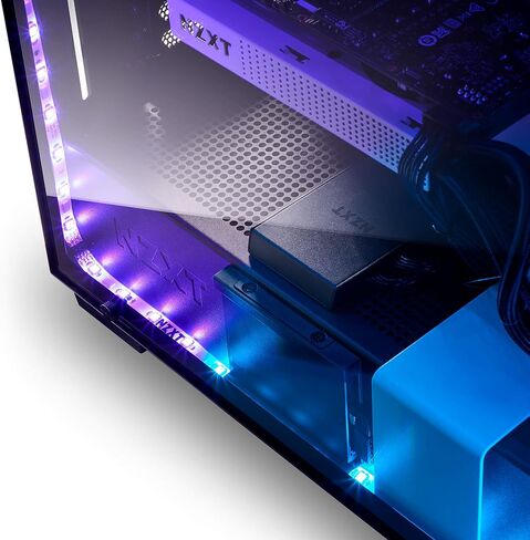 NZXT HUE 2 LED Strips Accessory - Two 300mm RGB LED Lighting Strips - Magnetic & Double-Sided Tape in Saudi Arabia