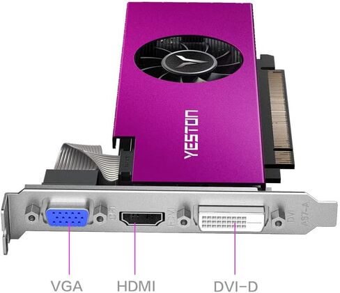 بطاقات رسومات للالعاب AMD راديون RX550 من يستون، 4G/128bit/GDDR5 6000MHz VGA + HD + DVI-D وحدة معالجة رسومات جرافيكية منخفضة، بطاقة فيديو لسطح المكتب in Kuwait