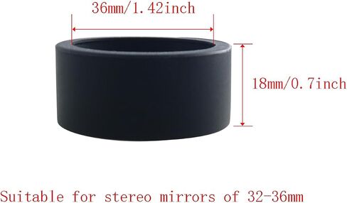 YHXiXi 2PCS 36mm Bore Black Binocular Rubber Eyepiece Rubber Eyepiece Shield Eyepiece Cover for Stereo Microscope in Saudi Arabia