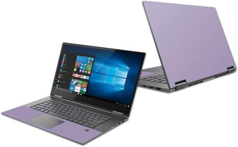 جلد MightySkins متوافق مع Lenovo Yoga 730 15" (2018) - لافندر صلب | غطاء ملتف من الفينيل واقٍ ومتين وفريد ​​من نوعه | سهل التطبيق والإزالة وتغيير الأنماط | صنع في الولايات المتحدة الأمريكية in Kuwait
