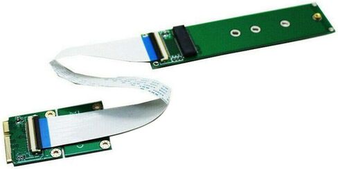بديل من هواشينغ سودا لM.2 مفتاح M (NGFF) NVMe SSD الى بطاقة محول منفذ الملحقات الإضافية السريع ميني ويندوز 10 مع كابل in Saudi Arabia
