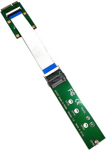 بديل من هواشينغ سودا لM.2 مفتاح M (NGFF) NVMe SSD الى بطاقة محول منفذ الملحقات الإضافية السريع ميني ويندوز 10 مع كابل in Saudi Arabia