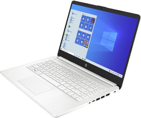 HP Newest 14in Schools and Business Laptop, Intel Quad-Core N4120 CPU, 16GB RAM, 64GB eMMC, 256GB Micro SD, 1-Y Office 365, Webcam, HDMI, WiFi, Win 11 S(White) in Saudi Arabia