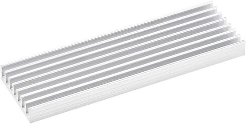 مبدد حراري من الألومنيوم Uxcell M.2 مقاس 70 × 22 × 6 مم على شكل حرف E لـ 2280 SSD in Kuwait