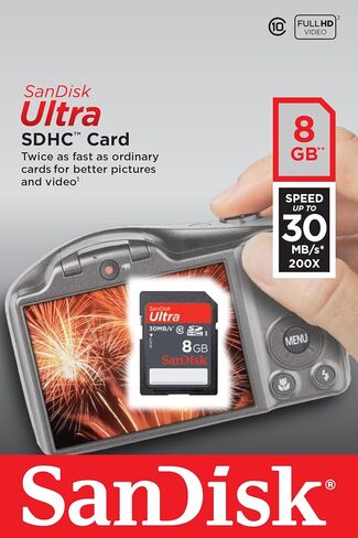 بطاقة ذاكرة فلاش SanDisk Ultra 16 جيجابايت SDHC فئة 10/UHS-1 سرعة تصل إلى 30 ميجابايت/ثانية - SDSDU-016G-U46 (قد يتغير الملصق) [إصدار قديم] in Saudi Arabia