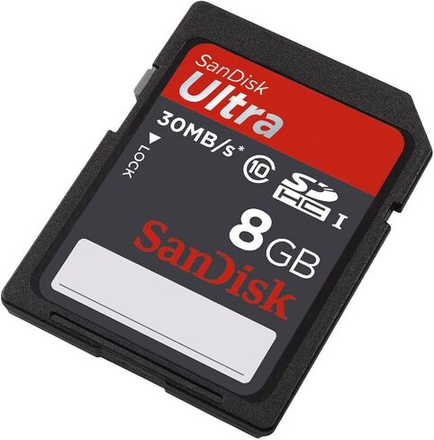 بطاقة ذاكرة فلاش SanDisk Ultra 16 جيجابايت SDHC فئة 10/UHS-1 سرعة تصل إلى 30 ميجابايت/ثانية - SDSDU-016G-U46 (قد يتغير الملصق) [إصدار قديم] in Saudi Arabia