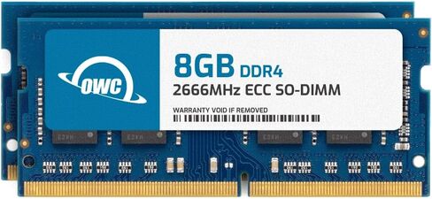 ذاكرة الوصول العشوائي OWC 32 جيجابايت (2X16 جيجابايت) DDR4 متوافقة مع Synology DiskStation DS723+ وDS923+ NAS System 2666MHz PC4-21300 CL19 ECC SODIMM 2Rx8 1.2V ترقية الذاكرة in Kuwait