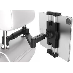 حامل الكمبيوتر اللوحي للسيارة Charchendo، مسند للرأس iPad/الهاتف للأطفال، قابل للتمدد 360 درجة قابل للتعديل بين متوافق مع iPad Pro Air Mini، iPhone، Galaxy Tabs، تبديل جميع الأجهزة مقاس 4-12.9 بوصة in Kuwait