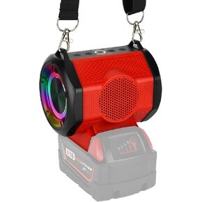 YEX-BUR مكبر صوت لاسلكي محمول لميلووكي m18 18 فولت بطارية لاسلكية خفيفة الوزن صغيرة في الهواء الطلق لمواقع العمل وحفلات السفر in Kuwait