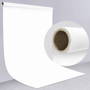 Emart Matte Seamless Photography Background Paper, 4.4x16FT Paper Backdrops for Photography, Studio, Videos, Portrait, Compatible with Backdrop Stand,Photo Backdrop Paper (53''x16.4' Black) in Saudi Arabia
