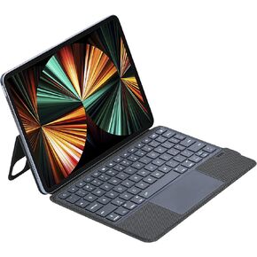 INI iPad Keyboard Case for iPad Air (2022 5th & 4th Gen 2020, 10.9") iPad Pro 11" (4th & 3rd & 2nd Gen) Powerful Magnetic Keyboard Case with Touchpad No Extra TPU Case - Oxford Gray in Kuwait