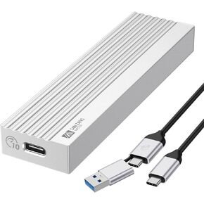 حافظة SSD بذاكرة مستديمة M.2 من سانزانج، USB 3.1 الجيل الثاني (10 جيجا) نوع C الى NGFF NVMe PCIe M-Key(B & M) دعم UASP لSSD مقاس 2280/2260/2242/2230، للمكتب المنزلي in Kuwait