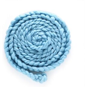 Matissa Newborn Baby Photography Props Braided Rope Basket Filler Photography Background Rug Blanket (Yellow) in Saudi Arabia