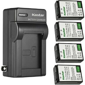 بطارية Kastar مكونة من 3 قطع وشاحن حائط تيار متردد بديل لكاميرا Nikon Z 30 بدون مرآة، وكاميرا سلسلة Z30 Creator Ready Z in Kuwait