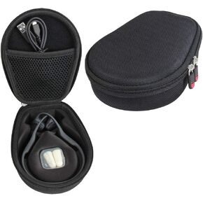 Hermitshell Case for AfterShokz Trekz Air/AfterShokz Aeropex/Titanium Mini/Shokz OpenRun Pro/SHOKZ OpenRun Pro 2 Open Ear Wireless Bone Conduction Headphones AS650 / AS800 (Black) in Kuwait
