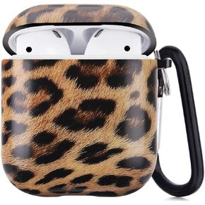 حافظة Airpods - حافظة صلبة واقية من LitoDream Camo قابلة للحمل ومقاومة للصدمات للنساء والفتيات والرجال مع سلسلة مفاتيح لحقيبة شحن Apple Airpods 2/1 (مموهة، سطح غير لامع)