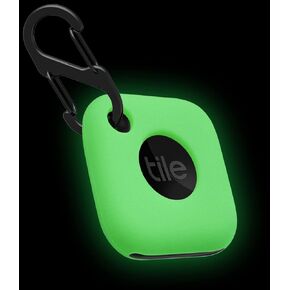 Geiomoo Silicone Case Compatible with Tile Mate 2024, Tile Mate 2022, Protective Cover with Carabiner (Luminous Green) in Kuwait