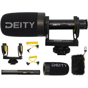 Deity ميكروفون V-Mic D4، ميكروفونات فيديو احترافية للكاميرا الخارجية، ميكروفون بندقية مع حامل للصدمات يدعم إخراج USB-C الرقمي لأجهزة الكمبيوتر ومسجلات الكاميرات والهواتف الذكية وأجهزة الكمبيوتر المحمولة والأجهزة اللوحية in Kuwait