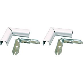 Legrand Wiremold 700 Series Metal Raceway Flat Elbow, White 1 Pack | Extend Permanent Power, Durable Steel, Screw Installation, Paintable, Customizable Cut to Size, Surface Mount in Saudi Arabia