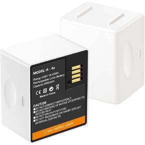 بطارية HSX 2-Pack قابلة لإعادة الشحن بقدرة 4800 مللي أمبير في الساعة متوافقة مع Arlo Ultra وUltra 2 وكاميرات Arlo Pro 3 وPro 4 [3.85V/18.48Wh/4800mAh] in Kuwait