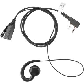 سماعة أذن لاسلكية للمراقبة مع ميكروفون متوافقة مع كينوود BF-F8HP UV-5R UV82 TK-3160 TK-3302U-K TK-3402U16P راديو ثنائي الاتجاه in Saudi Arabia