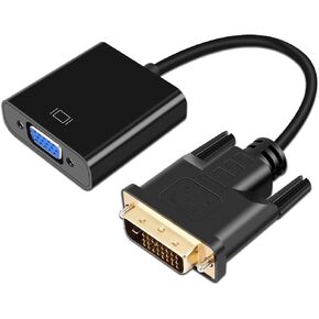 A-technology DVI-D to VGA Adapter Converter,DVI-D 24+1 Male to VGA to Female Adapter Cable,Supports 1080P for PC DVD Monitor HDTV Display(DVI to VGA Adapter) in Saudi Arabia