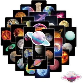 ملصقات الكون الكواكب 50 جهاز كمبيوتر شخصي الفضاء الخارجي الكواكب للماء الفينيل الشارات لزجاجات المياه الكمبيوتر المحمول الأمتعة الكمبيوتر الهاتف المحمول لوح التزلج للأطفال in Kuwait