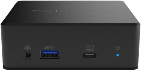 محطة إرساء Belkin USB C - محور USB مزدوج شاشة كمبيوتر 4K - HDMI مزدوج، Thunderbolt، USB، منافذ إيثرنت - محور USB C - توصيل طاقة 85 وات PD لأجهزة Macbook Pro وiPad Pro وChromebook المحمول in Kuwait