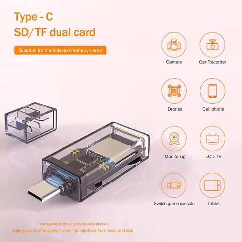 قارئ بطاقات SD USB للكمبيوتر الشخصي، بطاقة Micro SD الى محول USB، قارئ بطاقات USB مزدوج وUSB-C لقارئ بطاقة ذاكرة الكاميرا، قارئ بطاقات وانسورز للابتوب (عبوتان USB) in Saudi Arabia