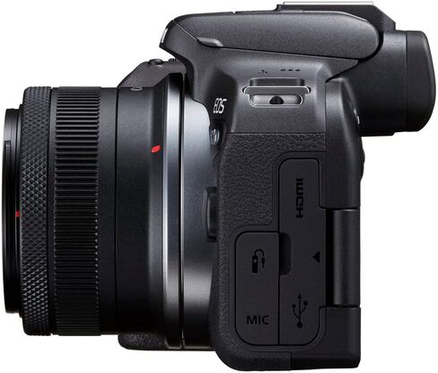 كاميرا Canon EOS R10 بدون مرآة مع عدسة مقاس 18-45 مم (5331C009) + بطاقة SD قوية سعة 64 جيجابايت من سوني + حقيبة + قارئ بطاقات + حامل ثلاثي مرن + حزام يد + محفظة ذاكرة + حافظة للغطاء + مجموعة تنظيف (متجددة) in Saudi Arabia