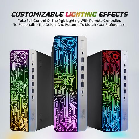 كمبيوتر سطح المكتب HP ProDesk RGB – Intel Core i5 الجيل السادس | رام 16 جيجا DDR4 | 512 جيجا اس اس دي | شاشات مزدوجة 22 بوصة | لوحة مفاتيح وماوس الألعاب | كمبيوتر مزود بواي فاي وبلوتوث مدمجين | ويندوز 10 برو (متجدد) in Kuwait