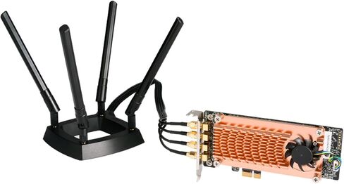 QNAP Dual-Band Wireless Wi-Fi Adapter PCIe Expansion Card QWA-AC2600 in Saudi Arabia