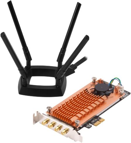 QNAP Dual-Band Wireless Wi-Fi Adapter PCIe Expansion Card QWA-AC2600 in Saudi Arabia