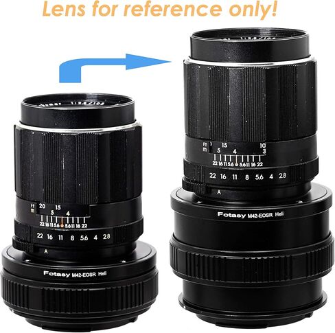 Fotasy M42 Lens to Cannon RF Mount Helicoid Adapter, M42 EOS R Macro Focusing Helicoid Extention Tube, fits 42mm Screw Mount, Compatible with Canon RF Mirrorless Camera EOS R RP Ra R3 R5 R6 R7 R10 in Saudi Arabia