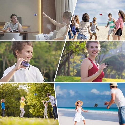 SUPERLIT Flying Spinner، طائرات بدون طيار تعمل يدويًا للأطفال والكبار، لعبة طائرة UFO in Kuwait