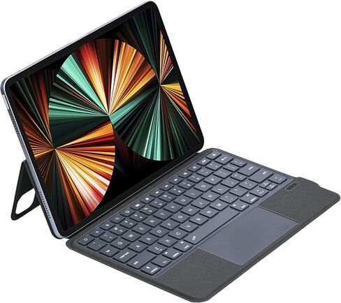 INI iPad Keyboard Case for iPad Air (2022 5th & 4th Gen 2020, 10.9") iPad Pro 11" (4th & 3rd & 2nd Gen) Powerful Magnetic Keyboard Case with Touchpad No Extra TPU Case - Oxford Gray in Kuwait