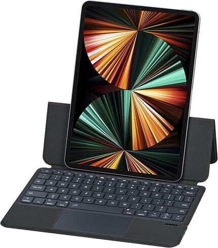 INI iPad Keyboard Case for iPad Air (2022 5th & 4th Gen 2020, 10.9") iPad Pro 11" (4th & 3rd & 2nd Gen) Powerful Magnetic Keyboard Case with Touchpad No Extra TPU Case - Oxford Gray in Kuwait