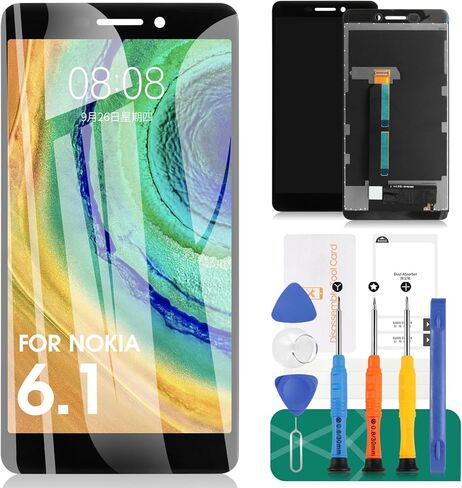 لنوكيا 6.1 2018 استبدال الشاشة لنوكيا 6.1 استبدال LCD لنوكيا 6.1 TA-1043، TA-1045، TA-1054 محول الأرقام الجمعية شاشة تعمل باللمس إصلاح جزء in Saudi Arabia