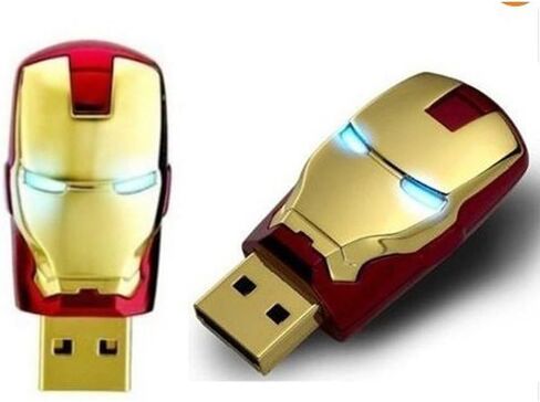 ذاكرة فلاش USB 2.0 سعة 64 جيجابايت بتصميم فريد من نوعه ايرون مان ذاكرة كافية in Kuwait