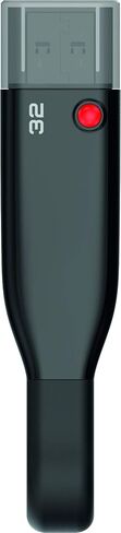 ايمتيك ذاكرة فلاش ECMMD32GT503V2B اي كوبرا للايفون 32 جيجا 3 في 1، اسود، موصل مزدوج USB 3.0 ولايتنينج مع شحن، توسيع الذاكرة الخارجية، لايفون وايباد وايبود in Kuwait