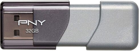 PNY 32 جيجابايت USB 3.0 فلاش درايف Elite Turbo Attache 3 (خمس حزم) نموذج P-FD32GTBOP-GE Plus (2) حبل قصير (2) Everything But Stromboli (TM) in Kuwait