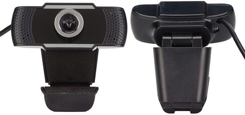 LISND PC Camera, 360 ° Rotating Laptop Webcam Excellent Compatibility Built-in Microphone for Conference Video Call Learning in Kuwait