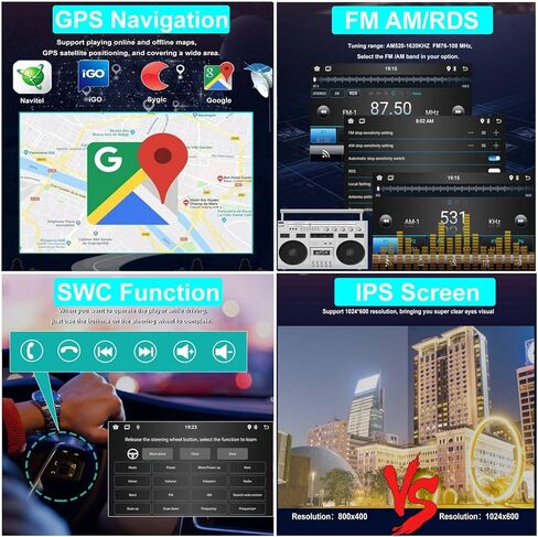 ستيريو راديو سيارة اندرويد 12 لسيارة مازدا 3 2010-2013، تشغيل لاسلكي بنظام اندرويد تلقائي ونظام تحديد المواقع GPS وشاشة IPS 9 انش وبلوتوث وتحكم في عجلة القيادة وراديو اف ام وايه ام وواي فاي 2+32GB in Kuwait