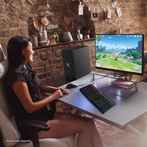 حزمة Victus 15L Gaming Desktop HyperX، الجيل الثالث عشر Intel Core i7-13700F، ذاكرة الوصول العشوائي 16 جيجابايت، 512 جيجابايت SSD، رسومات NVIDIA GeForce RTX 3060، Windows 11 Home، TG02-1030h (2023) in Saudi Arabia
