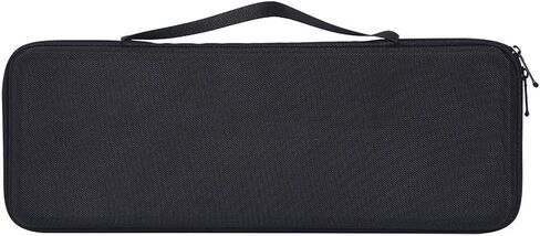 موشو حافظة صلبة لكيبورد لوجيتك ام اكس كيز المطورة اللاسلكية المضيئة، حقيبة تخزين حماية محمولة - اسود (بطانة رمادية) in Kuwait