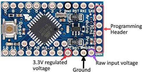 SparkFun Pro Mini ATmega328-3.3V/8MHz Development Board Compatible with Arduino Boards and IDE in Saudi Arabia