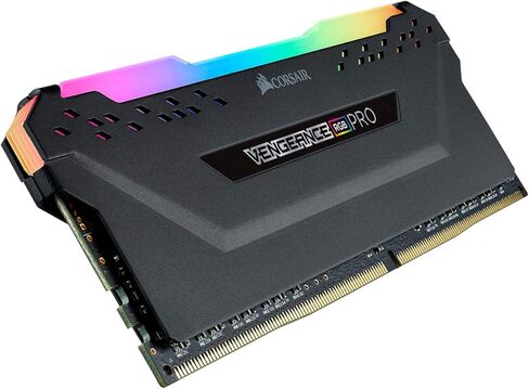 Corsair Vengeance RGB Pro 16GB (1x16GB) DDR4 3600 (PC4-28800) C18 Optimized for AMD Ryzen – Black (CMW16GX4M1Z3600C18) in Saudi Arabia